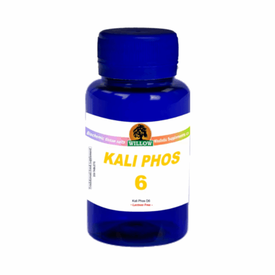 Willow Tissue Salts  6 Kali Phos 200 Tablets