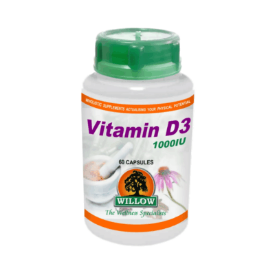 Willow Vitamin D3 1000IU 60 Capsules