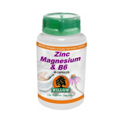 Willow Zinc Magnesium and B6/60 Capsules