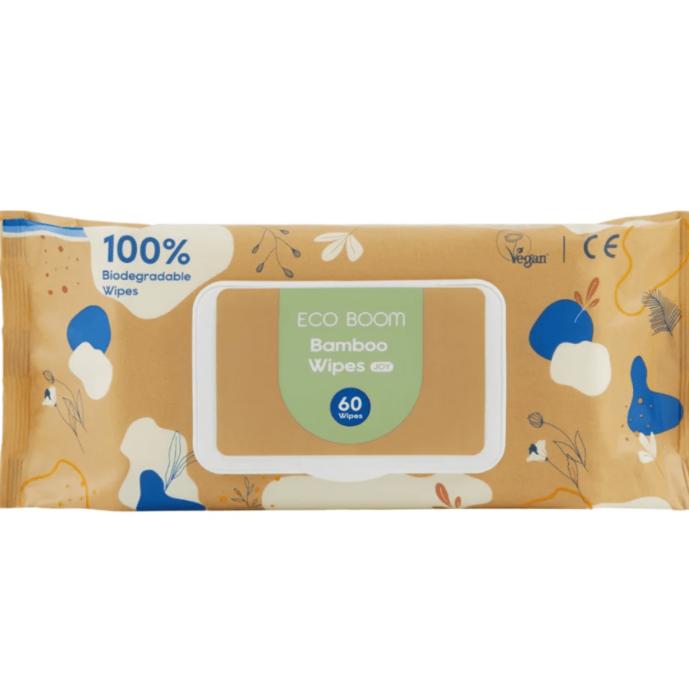 Eco Boom Bamboo Wipes 60's