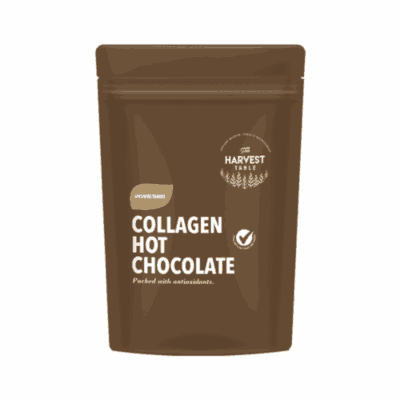 The Harvest Table Collagen Hot Chocolate Unsweetened 400g Pouch