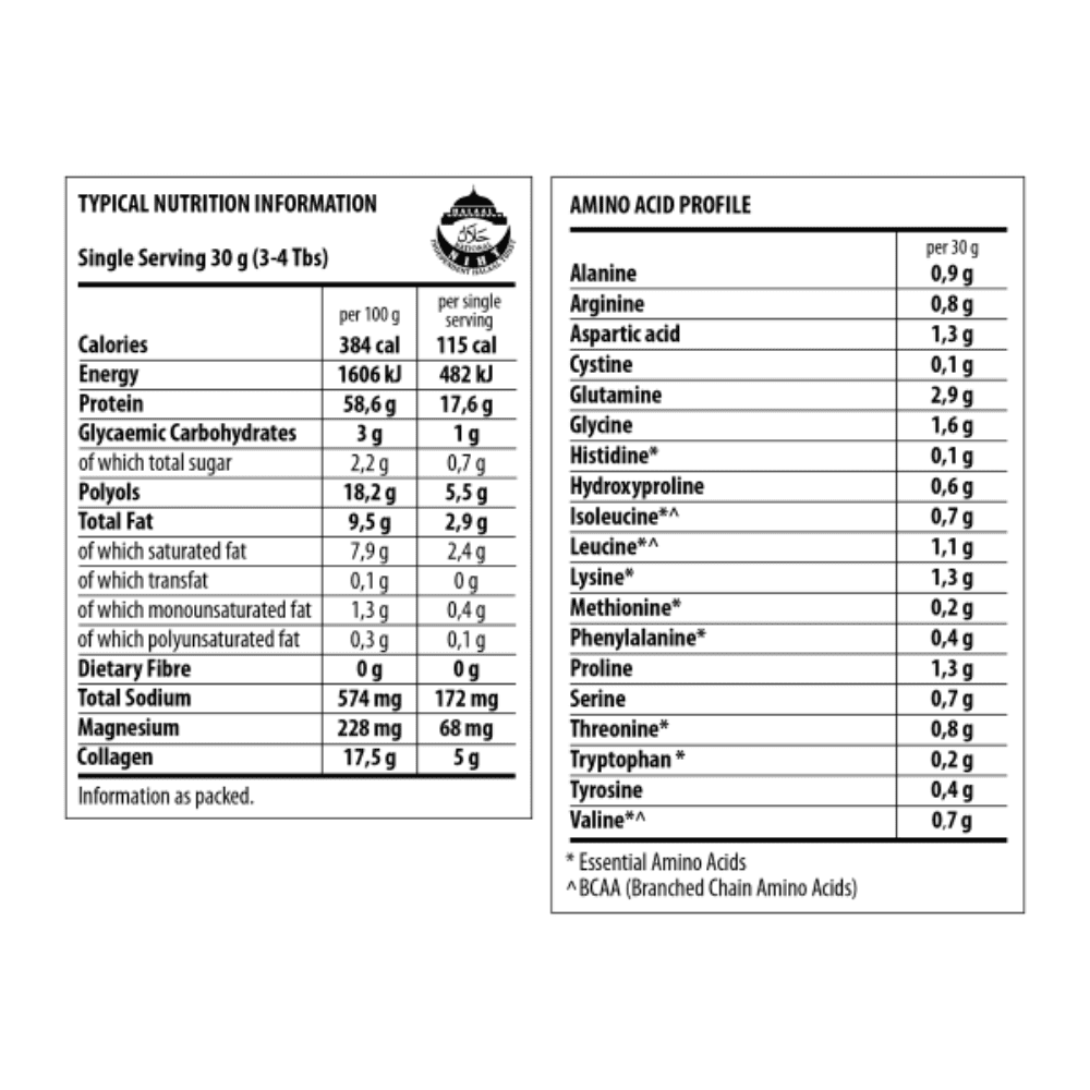 The Harvest Table Sports Protein Shake Chocolate 120g Pouch - Image 2