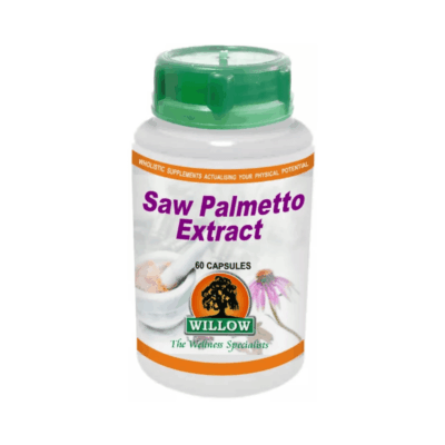 Willow Saw Palmetto Extract 60 Capsules
