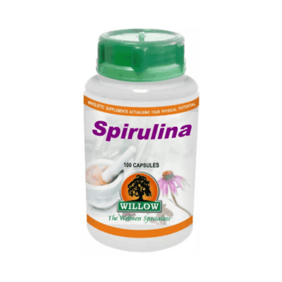 Willow Spirulina 100 Capsules