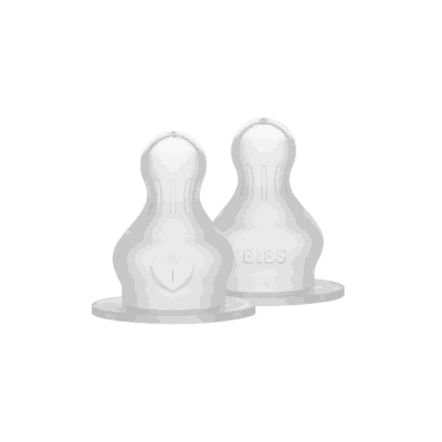 Bibs Bottle Nipple Silicone 2 Pack - Slow Flow