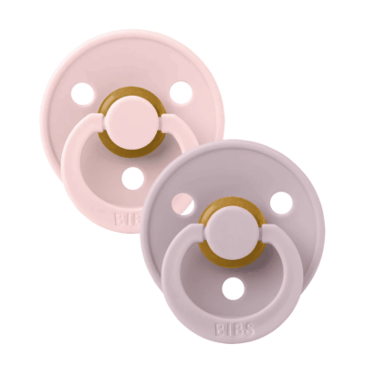 Bibs Pacifier 2 Pack Latex Size 1- Blossom | Dusky Lilac