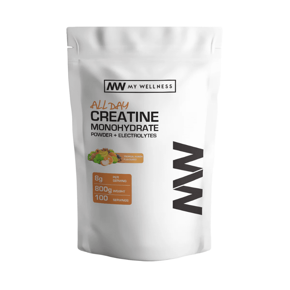 My Wellness All Day Creatine Monohydrate + Electrolytes Tropical Punch 800g