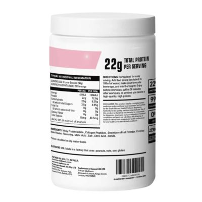 My Wellness Clear Whey Iso Strawberry Lemonade 600g