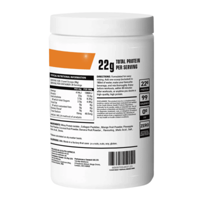 My Wellness Clear Whey Iso Tropical Mango 600g