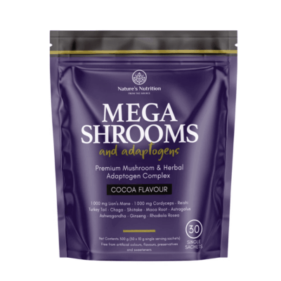 Natures Nutrition Mega Shrooms & Adaptogens 30x10g