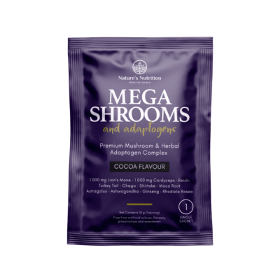 Natures Nutrition Mega Shrooms & Adaptogens Sachet 10g