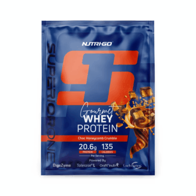 Nutri-Go Whey Protein Powder - Choc Honeycomb Crumble Sachet 35g