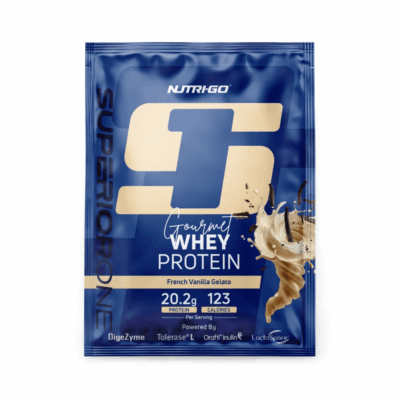 Nutri-Go Whey Protein Powder - French Vanilla Gelato Sachet 32g