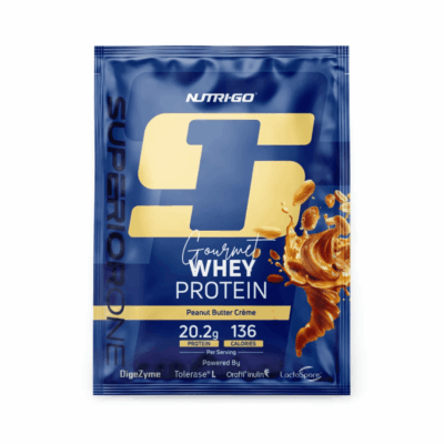 Nutri-Go Whey Protein Powder - Peanut Butter Creme Sachet 33g