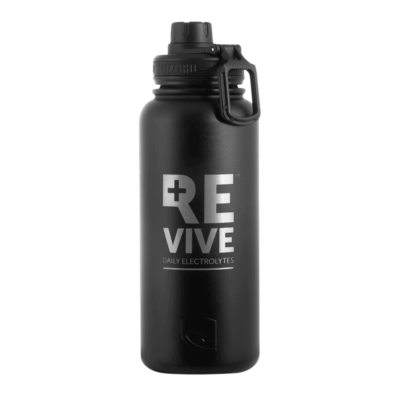Revive Steel Flask Black 960ml