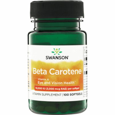 Swanson Beta Carotene 100 Softgels