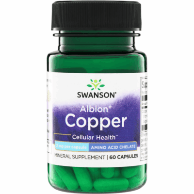 Swanson Copper 60 Capsules