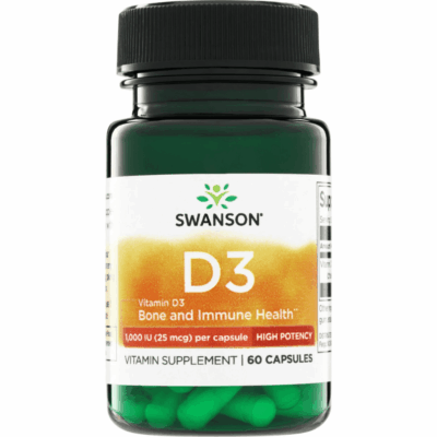 Swanson D3 1000 - Capsules 60