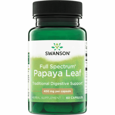 Swanson Full Spectrum Papaya Leaf Capsules 60