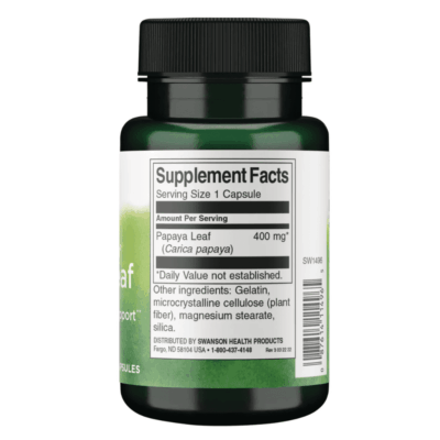 Swanson Full Spectrum Papaya Leaf Capsules 60