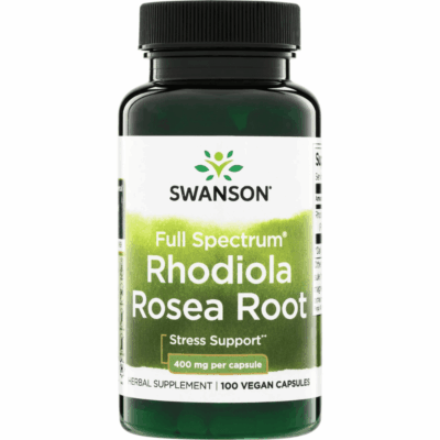 Swanson Full Spectrum Rhodiola Rosea Root 100 Capsules