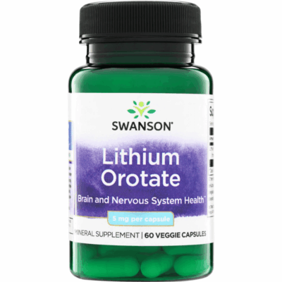 Swanson Lithium Orotate Capsules 60