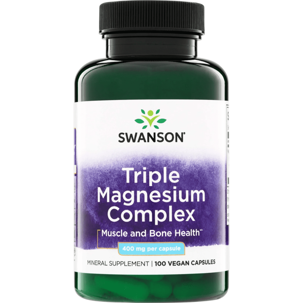 Swanson Triple Magnesium Complex - 100 Capsules