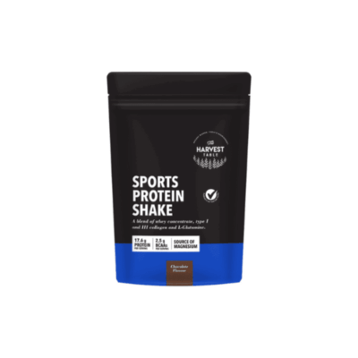 The Harvest Table Sports Protein Shake Chocolate 500g Pouch