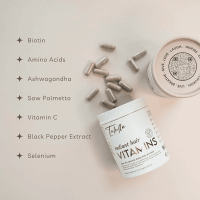 Tululla Radiant Hair Vitamin Capsules 60 Capsules