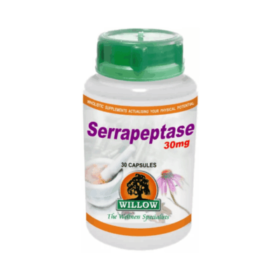 Willow Serrapeptase 66 000 SU 30 Capsules