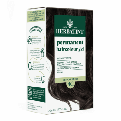 Herbatint Permanent Hair Colour Gel 4C Ash Chestnut 170ml