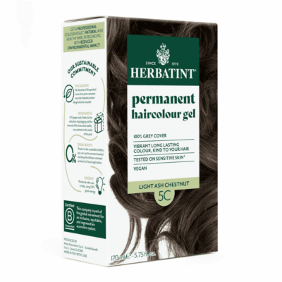 Herbatint Permanent Hair Colour Gel 5C Light Ash Chestnut 170ml