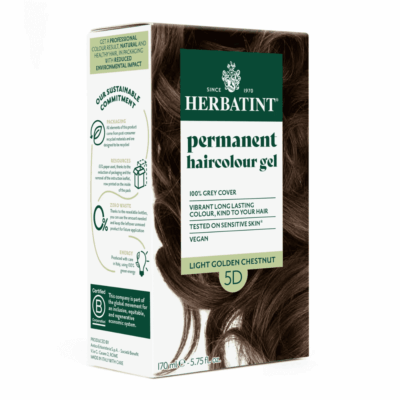 Herbatint Permanent Hair Colour Gel 5D Light Golden Chestnut 170ml