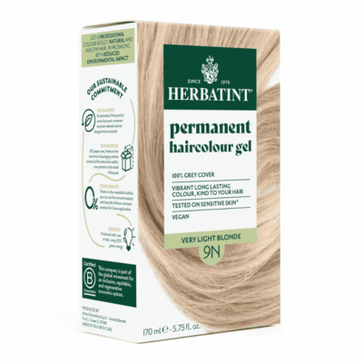 Herbatint Permanent Hair Colour Gel 9N Very Light Blonde 170ml