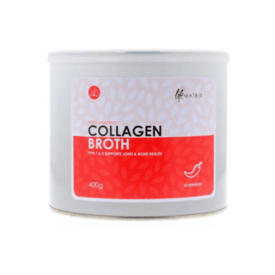 Lifematrix Collagen Broth Spicy Jalapeno Flavour 400g / 33 Servings
