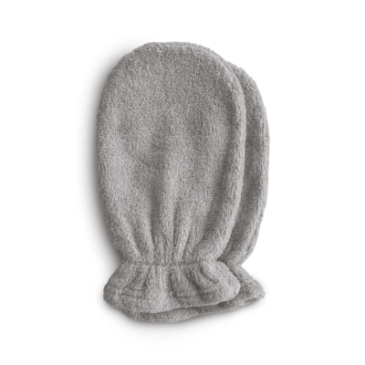 Mushie Bath Mitt - Gray