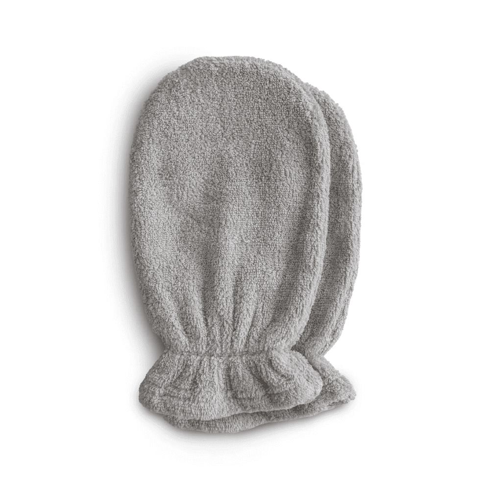 Mushie Bath Mitt - Gray