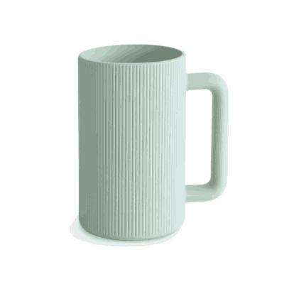 Mushie Bath Rinse Cup - Cambridge Blue
