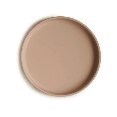 Mushie Classic Silicone Suction Pate - Natural