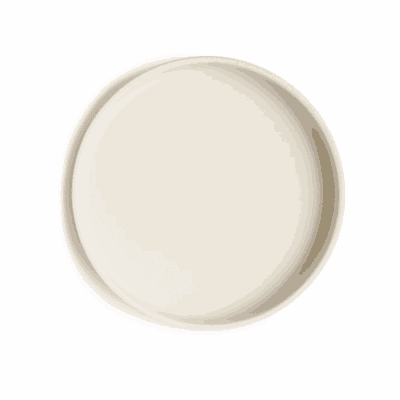 Mushie Classic Silicone Suction Plate - Ivory