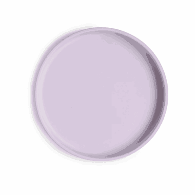 Mushie Classic Silicone Suction Plate - Soft Lilac