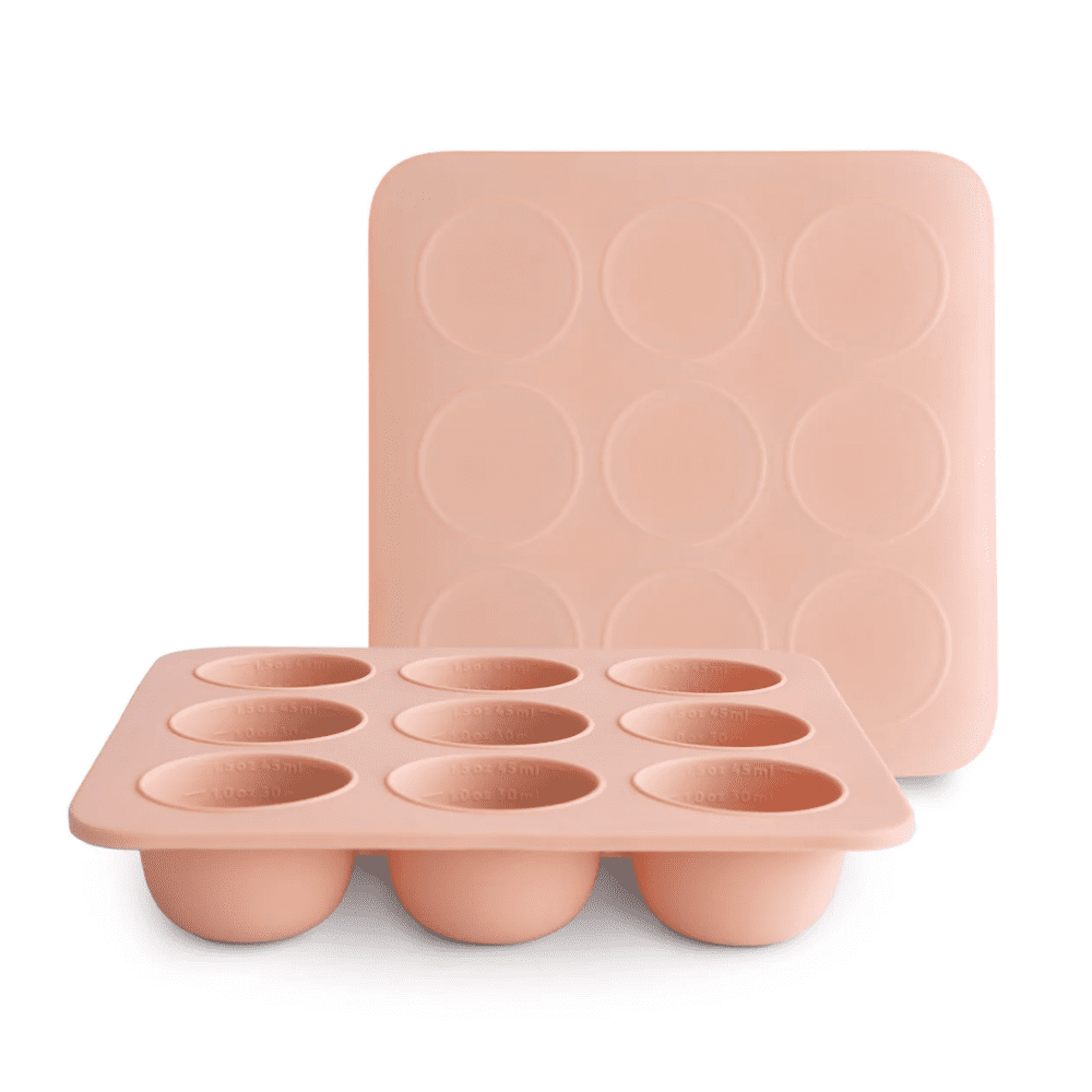 Mushie Fresh Food Feeder Freezer Tray - Blush