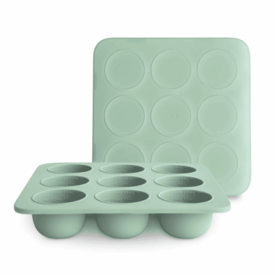 Mushie Fresh Food Feeder Freezer Tray - Cambridge Blue
