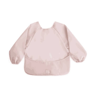 Mushie Long Sleeve Bib - Blush