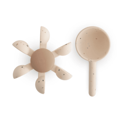 Mushie Water Wheel Bath Toy - Shifting Sand Confetti