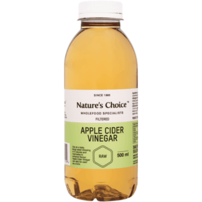 Nature's Choice Raw Apple Cider Vinegar Filtered 500ml