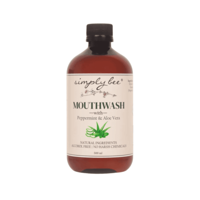 Simply Bee Mouthwash with Peppermint and Aloe 500ml