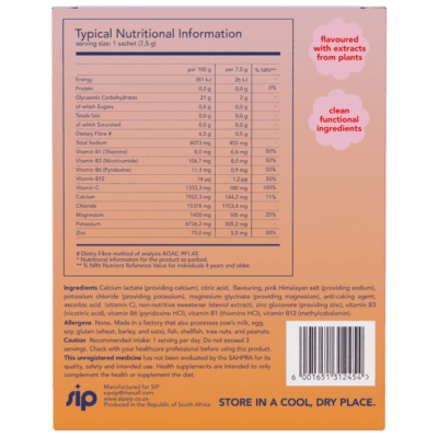 Sip Electrolytes Orange Bomb 20 Sachets