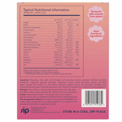 Sip Electrolytes Peachy Keen 20 Sachets