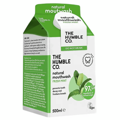 The Humble Co. Natural Mouthwash Fresh Mint 500ml